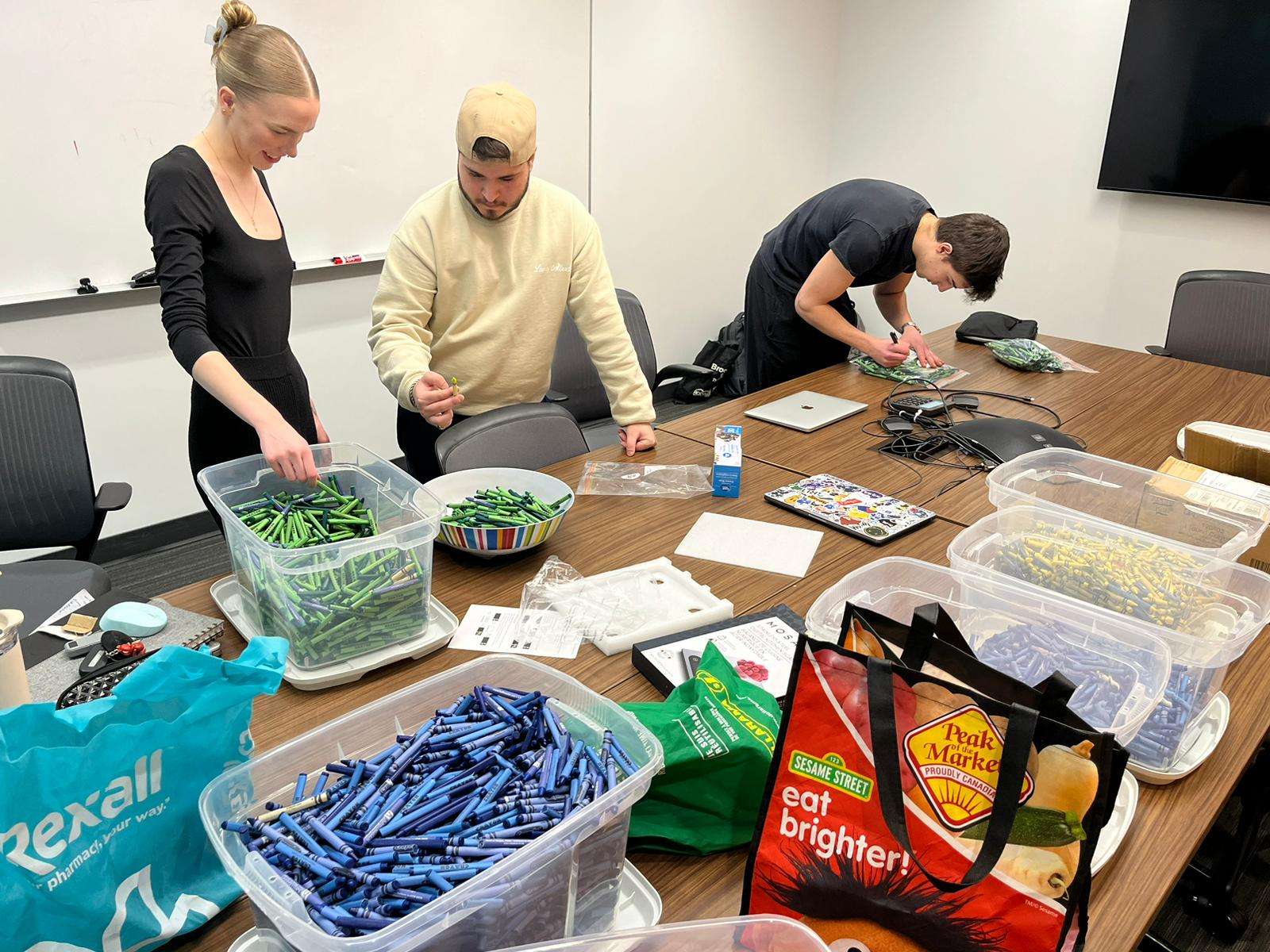 Project Recolour crayon recycling